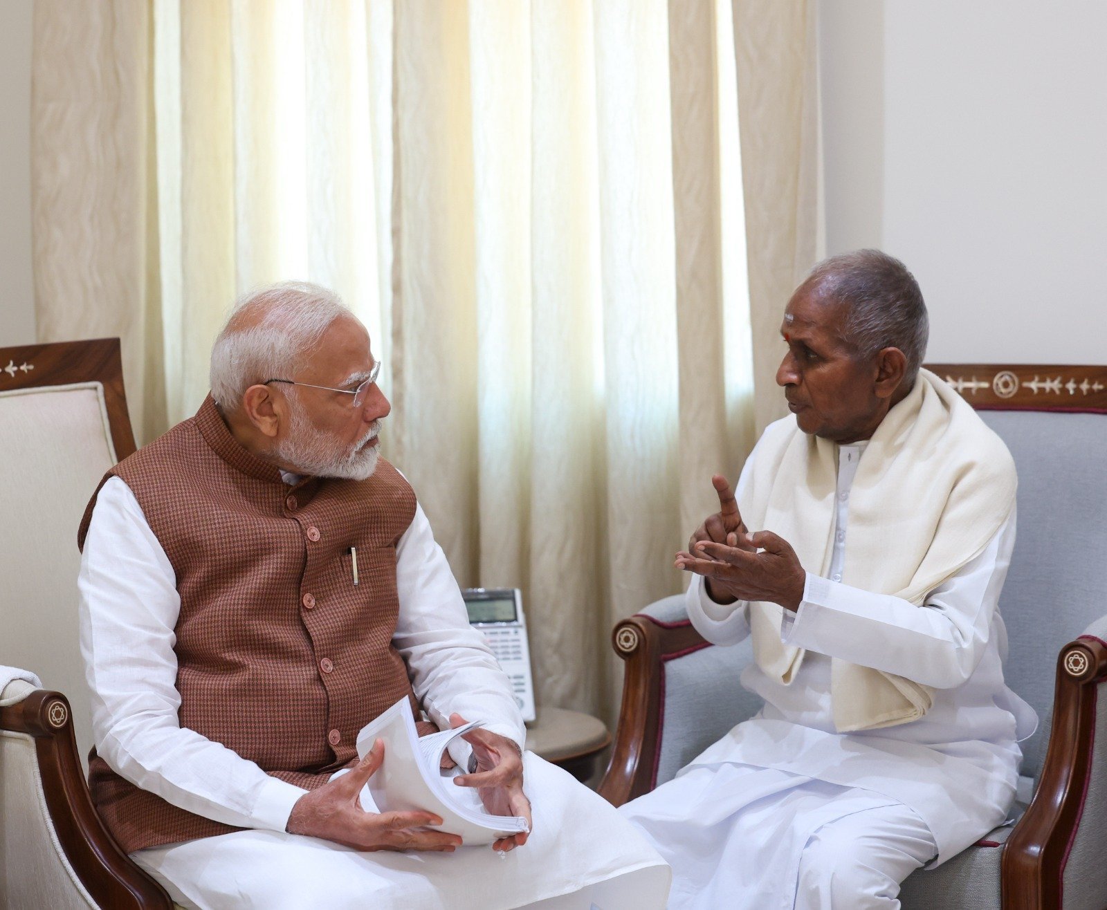 PM Modi- Popular Musician illayaraja