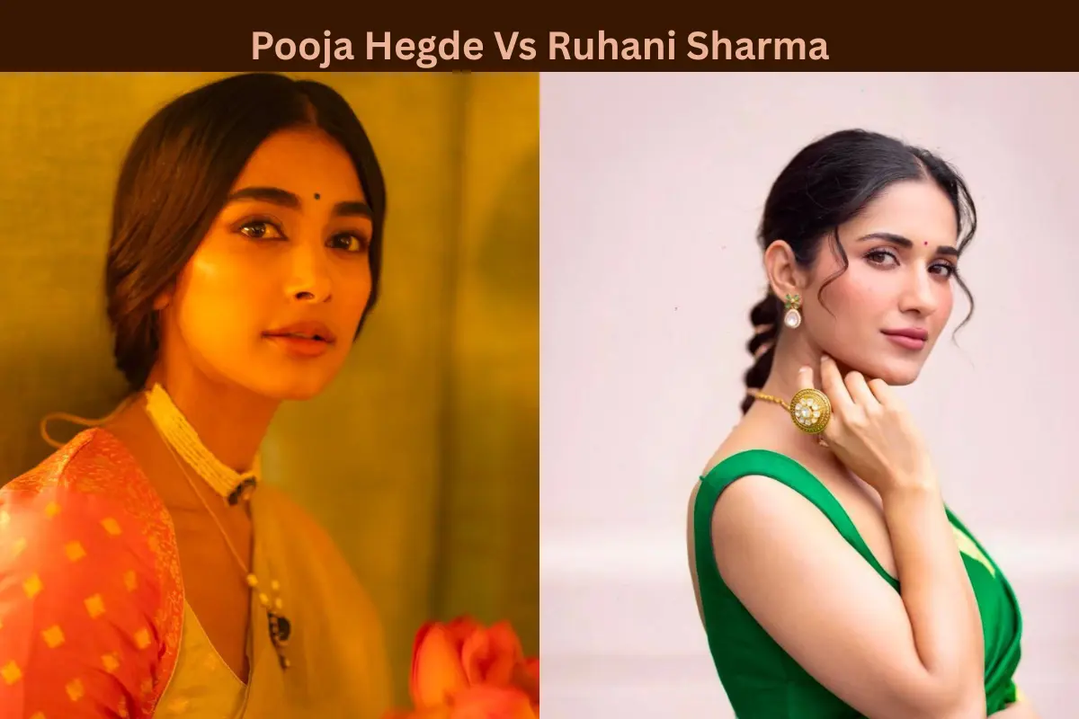 hello-telugu-heroine-gallery-Beauty Pooja Hegde Vs Ruhani Sharma
